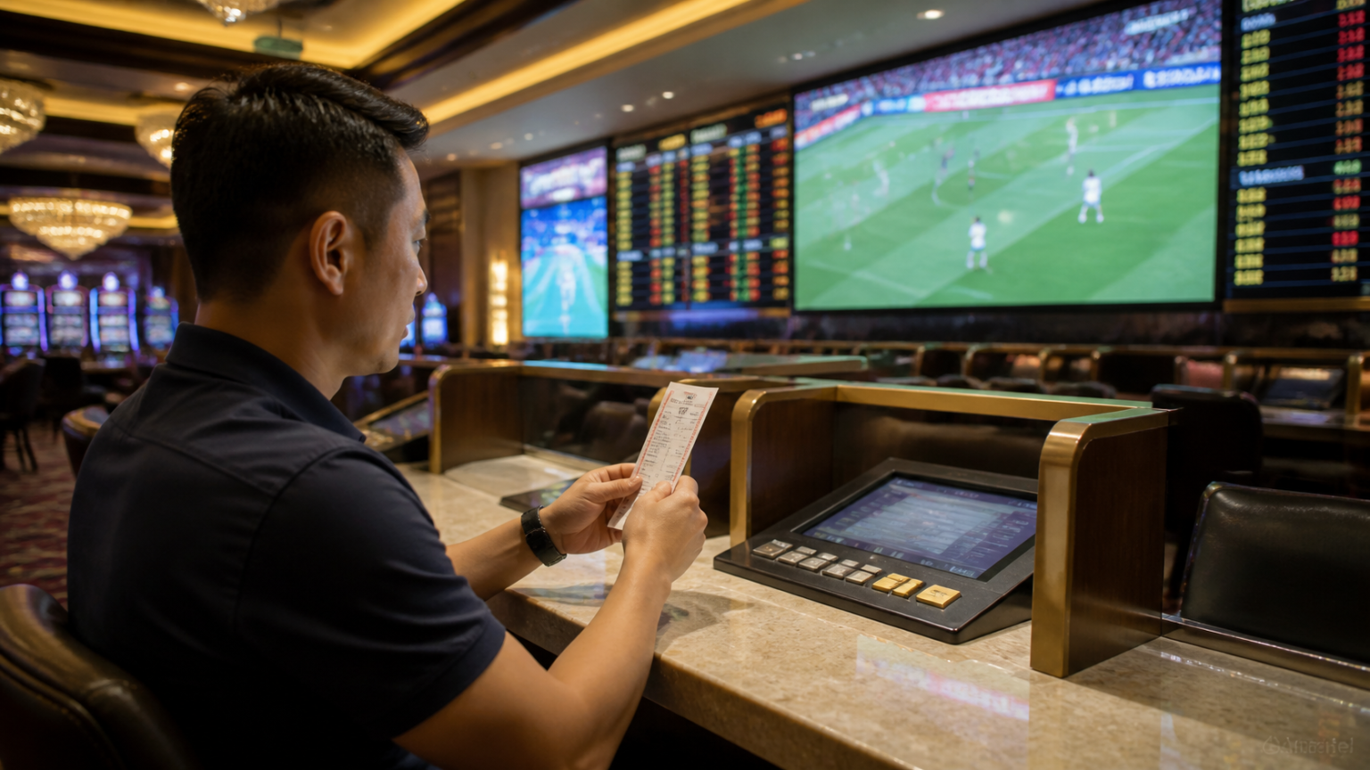Sports Betting Malaysia: A Practical Guide for Readable Decisions Sports bettor reviewing odds on a casino screen